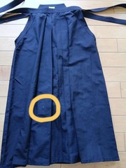 Japanese Kendo Hakama Pants Kimono Yellow Daruma No 25 Uniform