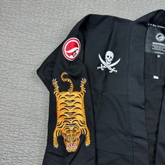 Neighborhood x Shoyoroll Black Kimono Tiger Skull Mens Medium Jui Jitsu
