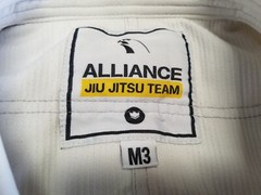 Kingz Kimono Gym BJJ Gi Jacket Size Youth M3 White Top Only