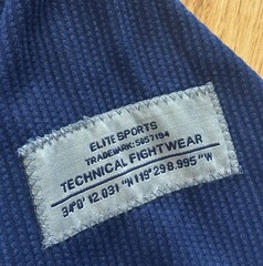 Elite Sports BJJ Gi Jacket A4 Blue Brazilian Jiu Jitsu Kimono Top Martial Arts
