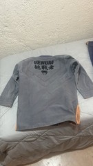 Venum Challenger BJJ Gi Set A4 Gray Jacket Blue Pants Orange Accents