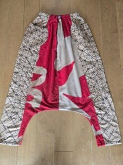 Repurposed Vintage Fabric: Handmade Judo Uniform And Banner, Persimmon-Dyed