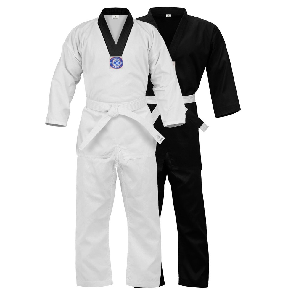 TRUESAGA Regular Taekwondo Gi Pull Over Uniform 8 Oz Cotton Poly Light Weight