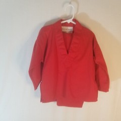 Macho Martial Arts Suit Red, Kids, Costume, AmeriKick Branded