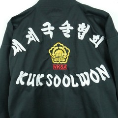 Kuk Sool Won Size 3 Instructors Uniform Korea Patch Martial Arts Gold Fringe