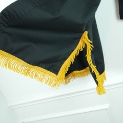 Kuk Sool Won Size 3 Instructors Uniform Korea Patch Martial Arts Gold Fringe