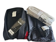 Elite Sports BJJ GI for Men IBJJF Kimono BJJ Jiujitsu GIS W/belt Size A5 Black/R