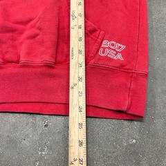 Storm Kimonos Gracie Barra Jiu-Jitsu Hoodie Mens Medium Red Pullover Drawstring