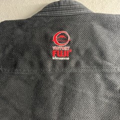 Fuji Kimonos BJJ Brazilian Jiu Jitsu Kimono Gi Jacket Top C3 Mens Small Black