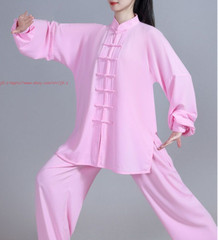 Cotton Linen Kung Fu Tai Chi Uniform Unisex Martial Arts Wing Chun Suit Clothing