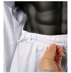 MOOTO BS 5 WT Taekwondo Standard Uniform Black Neck | Adult & Kids TKD Dobok