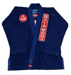 Gracie Barra BJJ Gi Jacket Kimono Top A0 Blue Equipe GB Edition Jiu-Jitsu Cotton