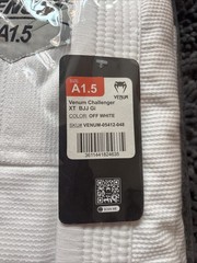 Venum Brazilian JJ GI Challenger XT In XL Off White