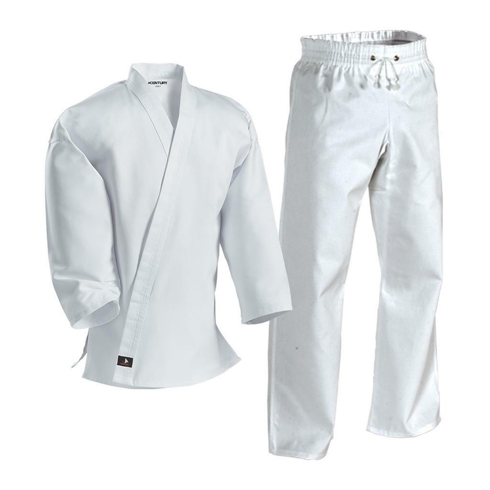 Century White 8oz Middleweight Uniform Gi with Contact Pants Size 6 New