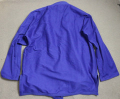 Moya Brand 025 Jiu-Jitsu Gi Jacket Unisex A2 Royal Blue Cotton Open Front Karate