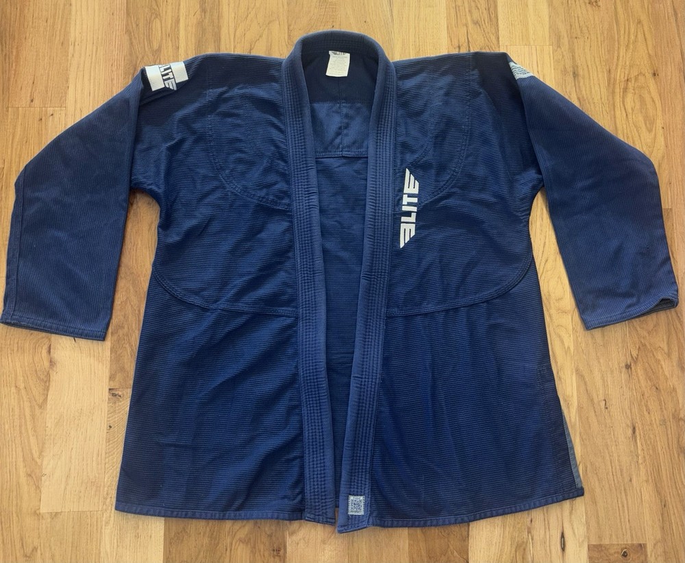 Elite Sports BJJ Gi Jacket A4 Blue Brazilian Jiu Jitsu Kimono Top Martial Arts