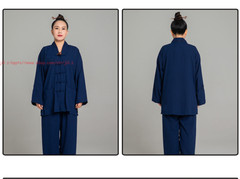 Unisex Shaolin Wudang Taoist Outfits Tai chi Suit Kung fu Martial Arts Uniforms