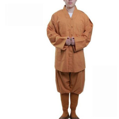 Shaolin Buddhist Tai Chi Sets Monk Meditation Kung Fu Temple Uniform Cotton Suit