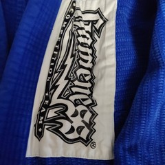 Gameness brand Brazilian Jiu-Jitsu blue jacket adult A2 Very Good Gondition