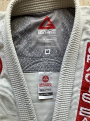 (RIPPED) Gracie Barra Jiu Jitsu Gi top only White A1