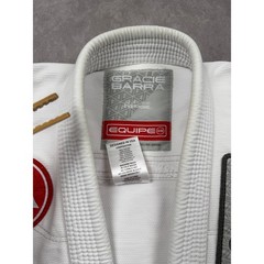 Gracie Barra Equipe GB Edition BJJ Gi Kimono Top Jacket White Adult A1 Jiu Jitsu