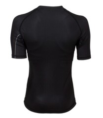 Ranked Rash Guard Short Sleeve Black (Womens)