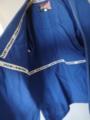 Isami JJ-410 Brazilian Jiu-Jitsu Gi/JJ-402 Pant Size A6 Blue Doubleweave JAPAN