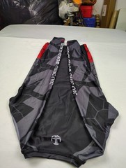 Youth Jiu Jitsu World League Gi Small Workout Shirt Red Black Gray