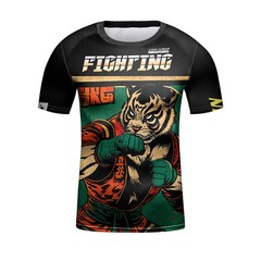 Kids Mma Rashguard Shirt For BJJ Jiu Jitsu Muay Thai Shorts Children KickBoxing