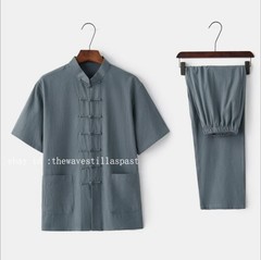 Chinese Kung Fu Cotton Uniform Martial Arts Tai Chi Suit Wushu Tang Suit Clothes