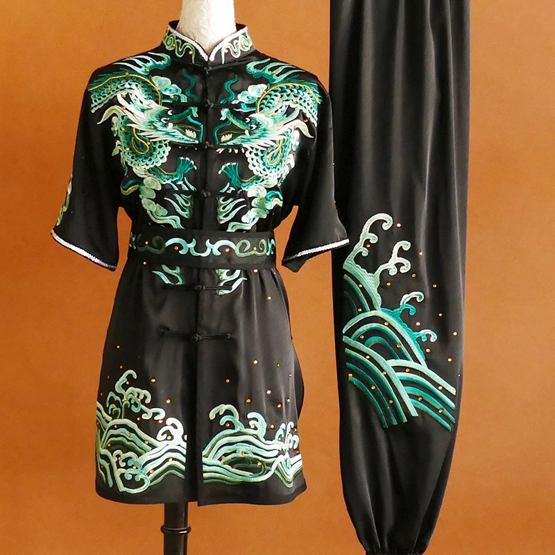 Custom Dragon Kung Fu Suit – Reinforced for Southern/Long Fist Competition
