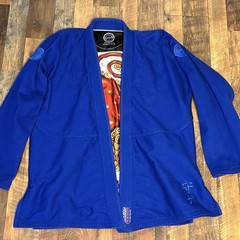 Giornogi Brazilian Competition Signature GI Guard Dog Blue Heavyweight GRAPHICS