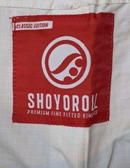 Best Selling Shoyoroll Batch #71: Competitor Retro, 450 GSM BJJ Gi