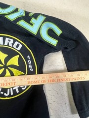 DFKC RIBEIRO Kimono Gi Black Jiu Jitsu Top Only S-M Measurements No Size Tag