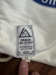 Gracie Jiu-Jitsu Authentic Gi Jiu-Jitsu Uniform A2 White/Blue Patch Set