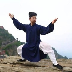 Taoist Robes Taichi Clothing Kungfu Practice Martial Arts Clothes Hanfu Men Robe