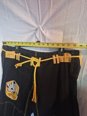 Elite Brazilian Jiu-Jitsu Set Color Black/ Yellow Gorpcore Grunge Sport