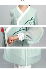 Tai Chi Clothes Wushu Clothes Kung Fu Clothes Martial Art Uniform light green