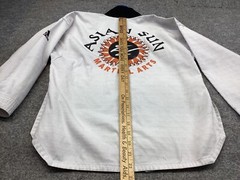 Adidas World TaeKwonDo Uniform Shirt 130 cm White Wrap Aslan Sun Martial Arts
