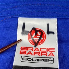 Gracie Barra Kimono/Gi Jacket Youth Y5 Blue MMA Jiu Jitsu Ripstop (No Belt)