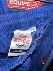 Gracie Barra Set Pants Top Youth Y2 Blue Gi Equipe GB Edition Jiu Jitsu Set
