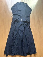 Japanese Kendo Gi Jacket Hakama Pants Top Bottom Set Hibiki Washable