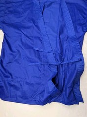 Gi Unisex Adult Size 5 Blue Top/Bottom + White Belt BJJ Blue 400 Cotton/Poly