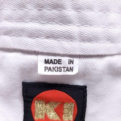 KI International Karate GI Jacket Top Unisex 4 White Heavyweight Cotton KR-98