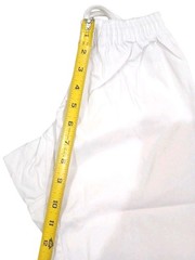KI Martial Arts Uniform Set Karate Taekwondo Jacket Pant Belt White Sz 000 Child