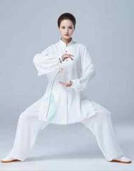 Tai Chi Clothes Wushu Kung Fu Dress Martial Art Uniform Painting Breathable