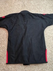 Elite Sports BJJ Gi Womens F3 Black Red Jiu-Jitsu Kimono Jacket Pants