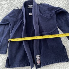 Tatami Fightwear Nova BJJ Boys Blue Gi Brazilian Jiu Jitsu Kimono Pants Set M3