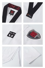 MOOTO BS5 Uniform with Black V-Neck Basic Season-5 Standard WT Dobok Korea