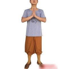 New Summer Buddhism Meditation Lohan T-shirt Monk Lay Unisex Cotton Tank Tops